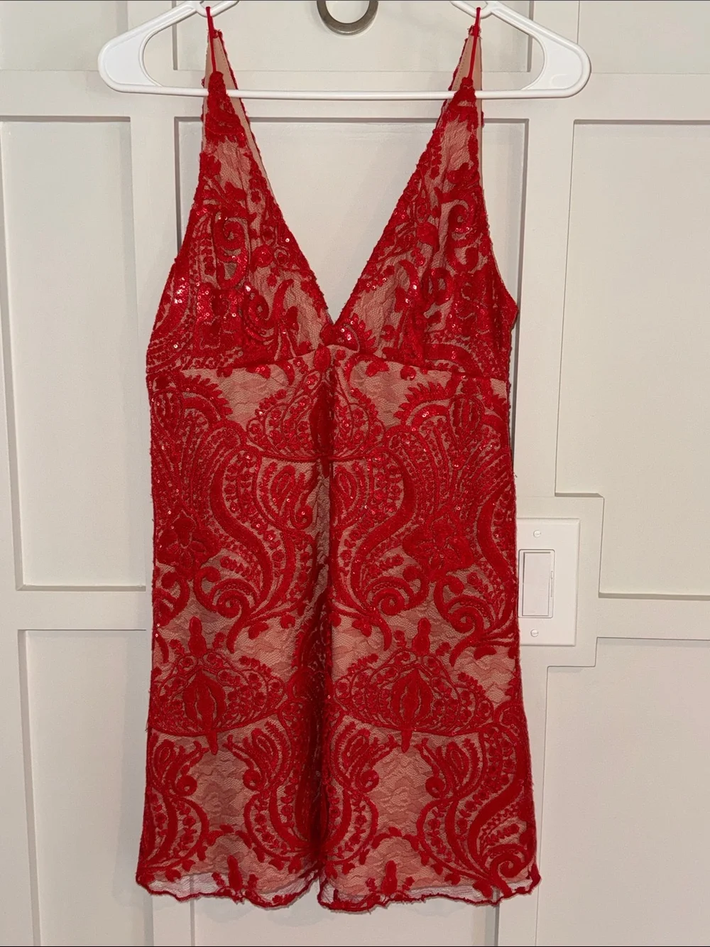 Free People Red Lace 